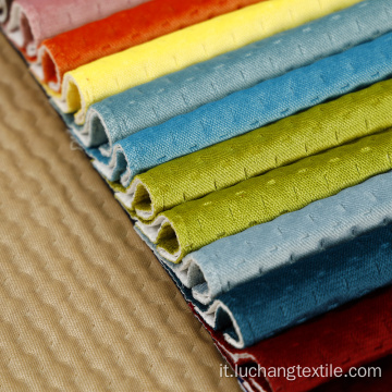 Tessuto di tessuto per mobili per esterni tessuto di lino semplice
